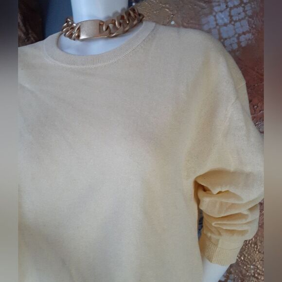 NWT Zara Linen/Cotton Blend Lightweight Sweater - Picture 7 of 11